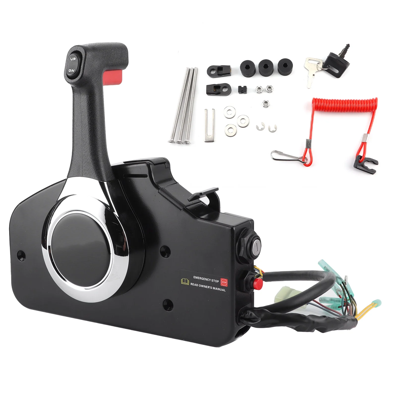 Outboard Motor Throttle Remote Control Box Side Mount 24800?ZZ5?A02 Fit for Honda Engine