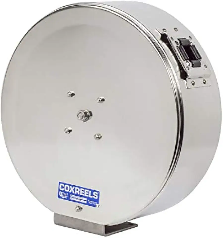 Coxreels ENML-N-425-SS Stainless Steel Spring Driven Enclosed Hose Reel 25'