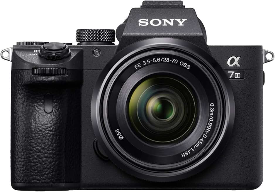 a7 III (ILCEM3K/B) Full-frame Mirrorless Interchangeable-Lens Camera with 28-70mm Lens with 3-Inch LCD, Black