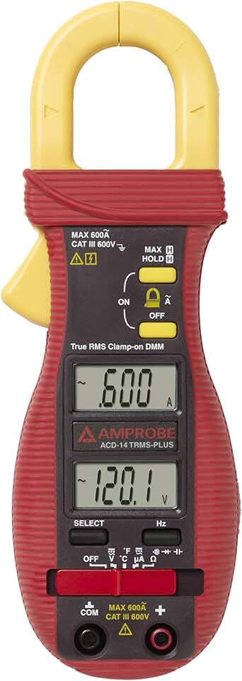 Amprobe - 3086910 ACD-14 TRMS-PLUS Dual Display Digital Clamp Multimeter