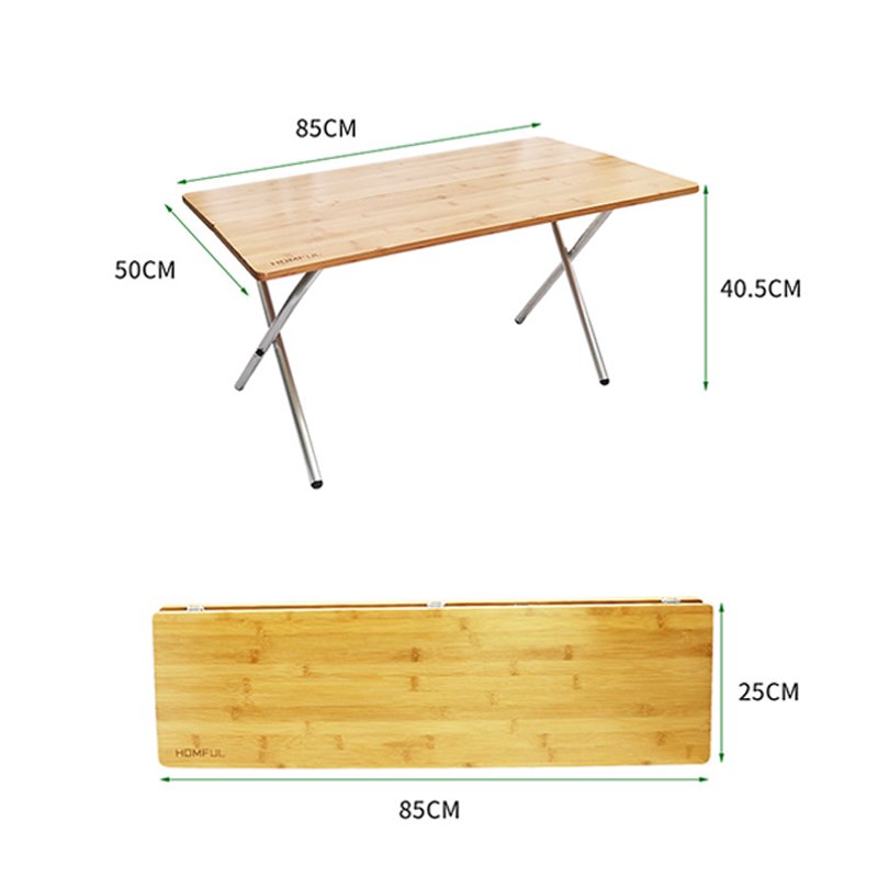 Outdoor Camping Table Wood Grain Egg Roll Folding Table Picnic Desk Ultralight Portable Beach Table Tourist Plate Tables