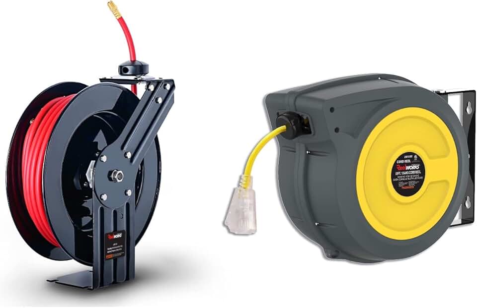 ReelWorks Air Hose Reel Retractable 3/8