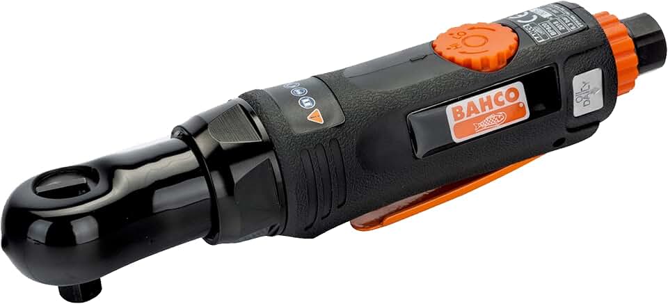 Bahco BP820 Ratchet, 0 V, Black, 3/8-Inch