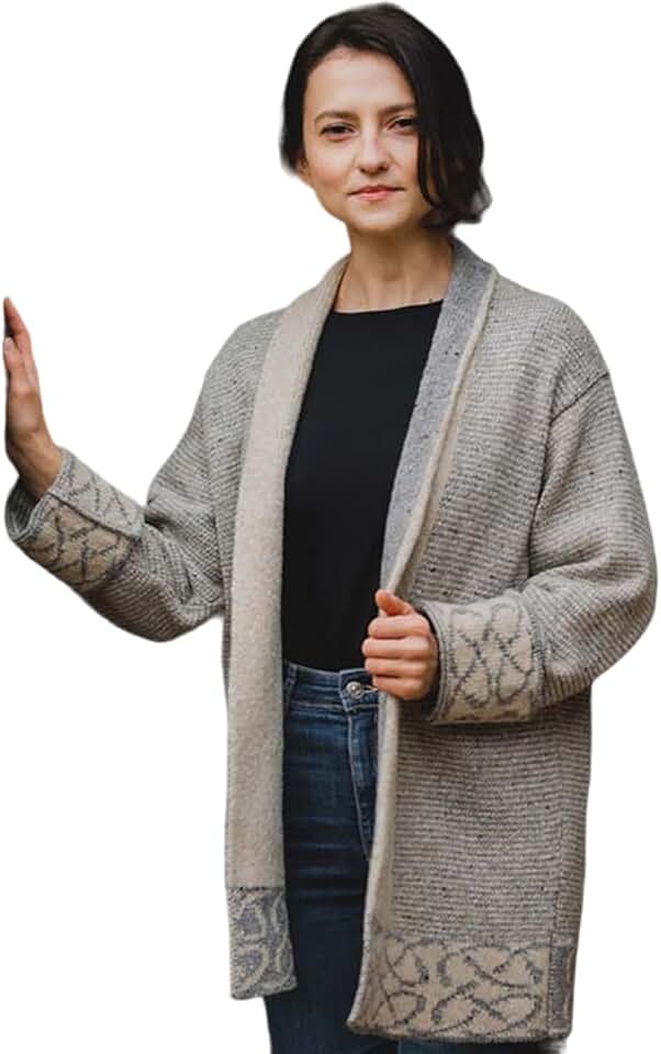 Women's Skye 100% Merino Wool Cetic Jacket