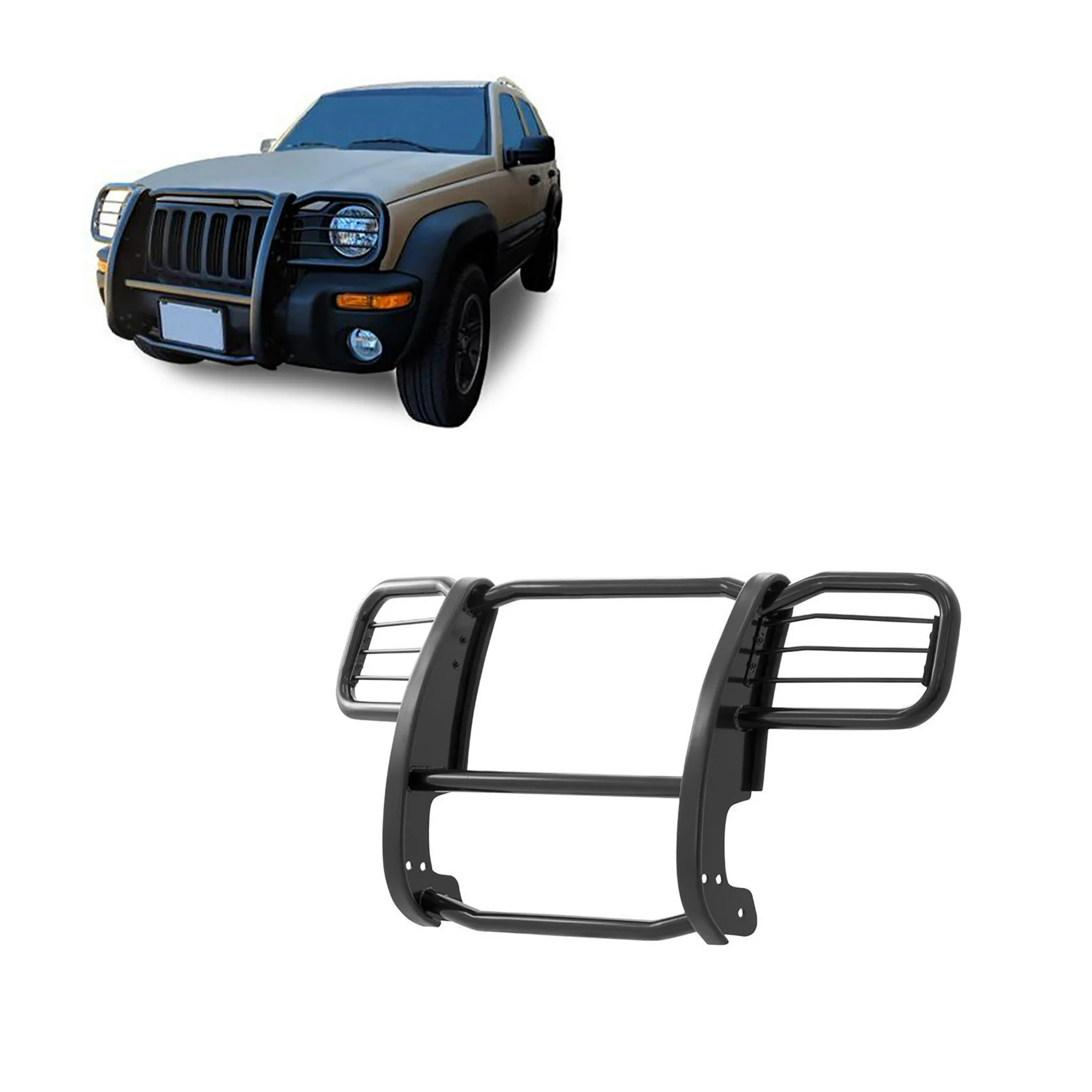 Black Horse Off Road 17EH26MA Bumper Guard for Jeep Liberty