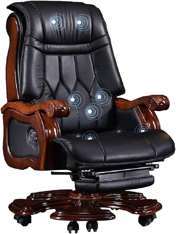 Office Chair Recliner Leather Ergonomic Manager and Executive Office Chair(E)