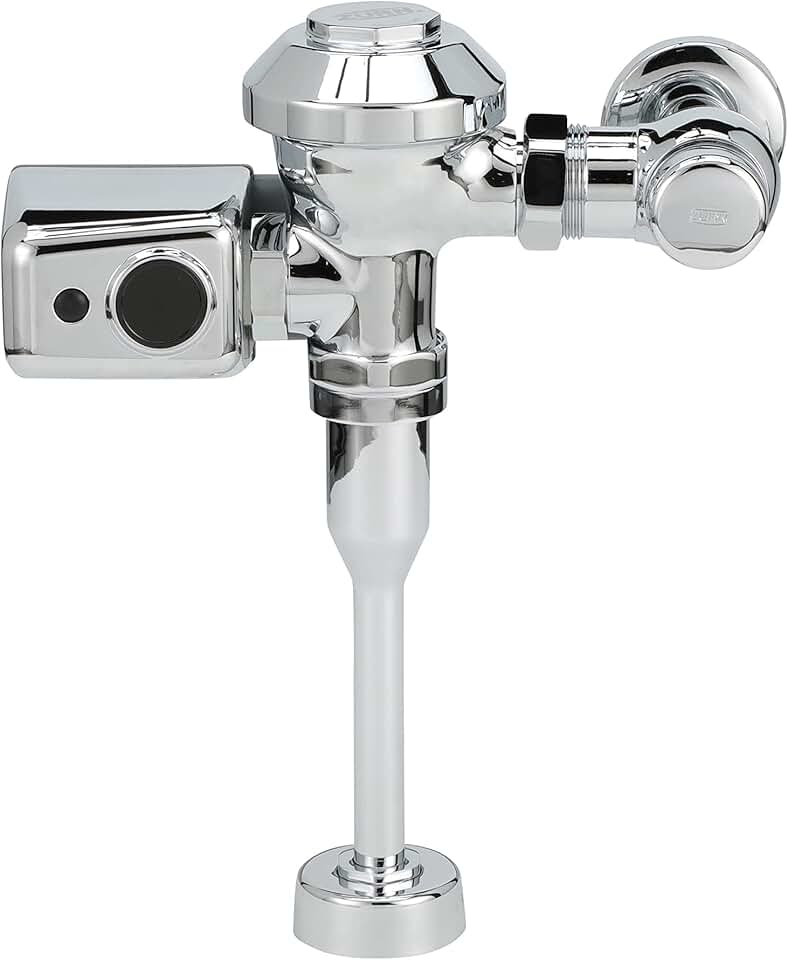 Zurn ZER6003PL-EWS-CP 0.5 Gallon Urinal Battery Operated Aquaflush Plus Flush Valve For 3/4