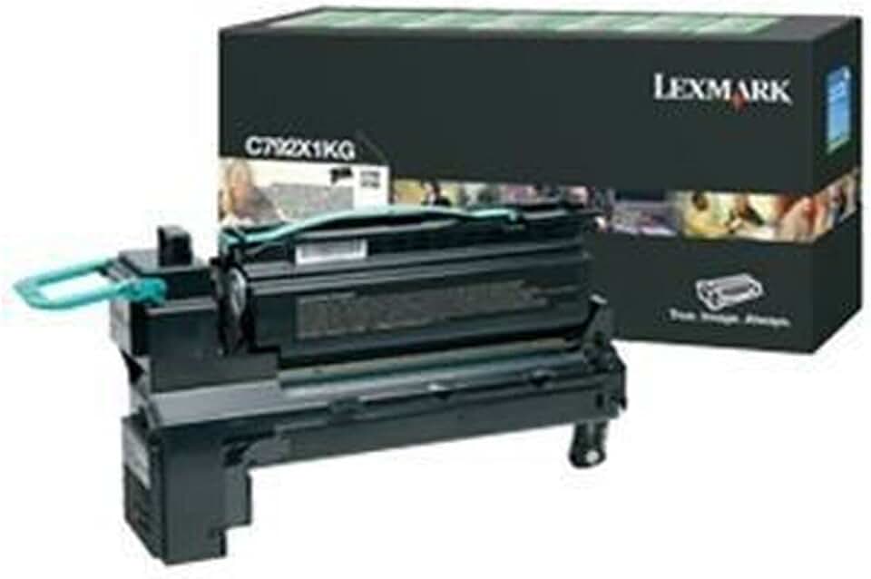Lexmark C792X1KG C792 Toner Cartridge (Black) in Retail Packaging