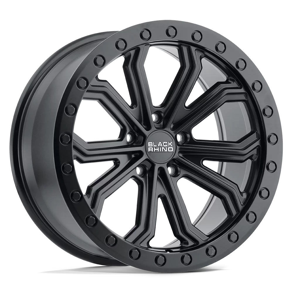 Black Rhino Cast Aluminum Rim BRTBC 22X10 5X112 M-BLK-BLK-BLTS 40MM, 2210TBC405112M66