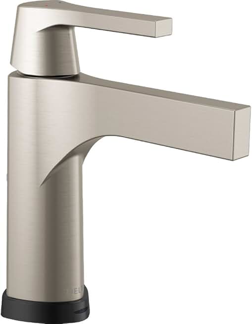 Delta Faucet 574T-SS-DST, Stainless Zura Single Handle Centerset Lavatory Faucet with Touch2O.xt Technology