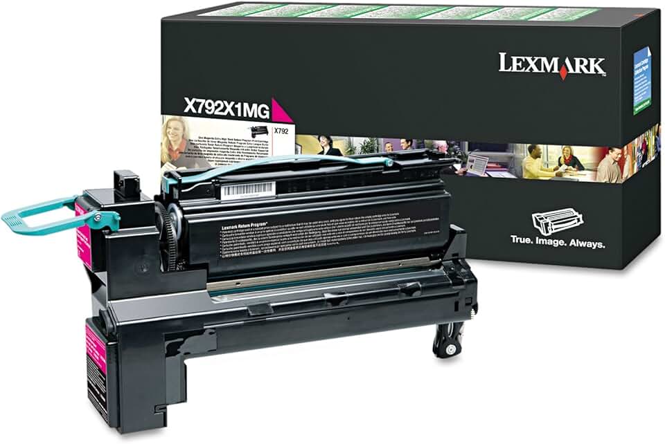 Lexmark X792X1MG Extra High-Yield Toner, Magenta - in Retail Packaging