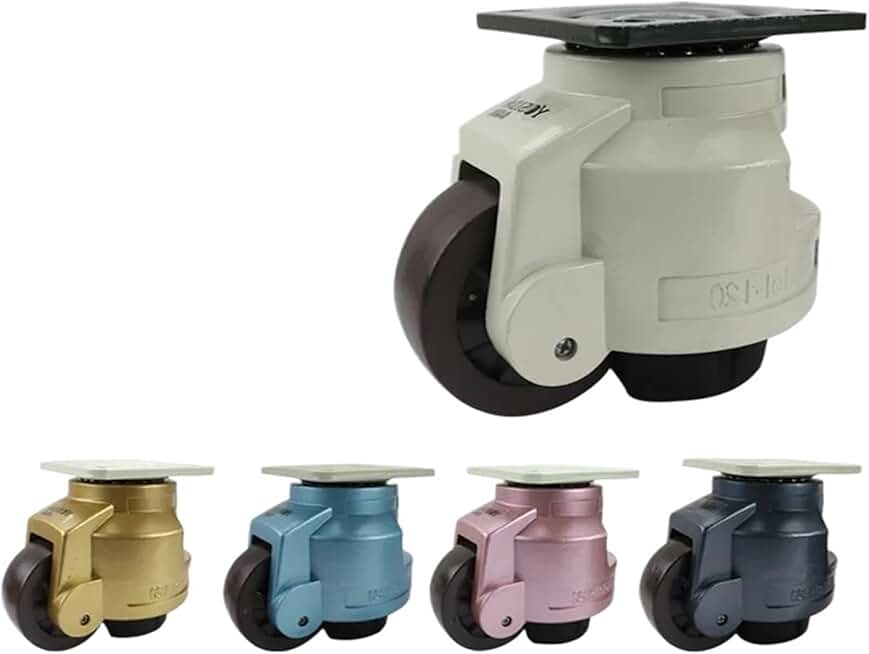 120F/ 120S Wheel Level Adjustment 5 Colors Applicable to Mechanical Furniture Appliances 1Pcs(120F-Pink)