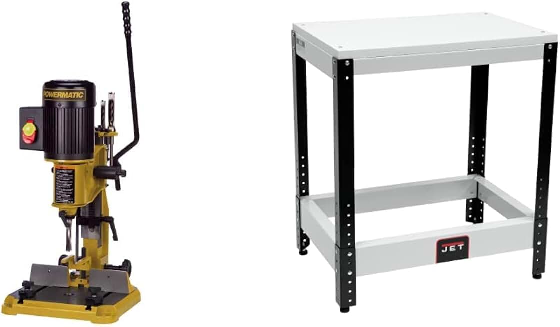 Powermatic PM701 3/4-HP Bench Mortiser (1791310) and Universal Benchtop Machine Table (728100)