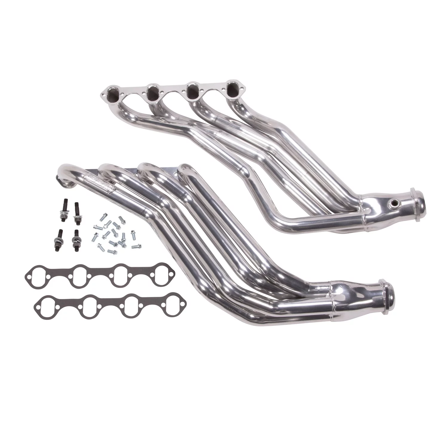 BBK Performance 15690 1-3/4 Long Tube Headers 351W Swap Polished Silver Ceramic Fits select: 1986-1993 FORD MUSTANG, 1986 MERCURY CAPRI