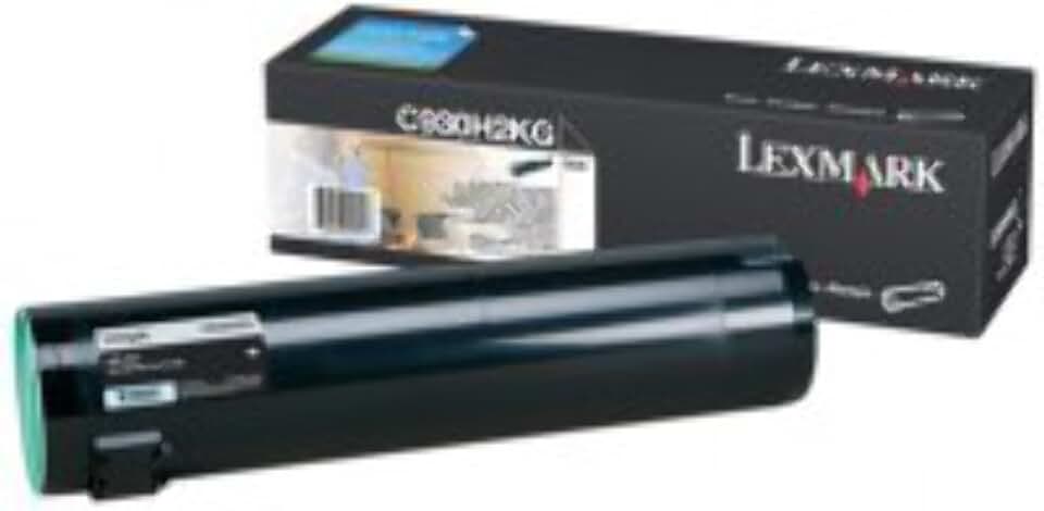 Lexmark C930H2KG High-Yield Toner Cartridge, Black - in Retail Packaging