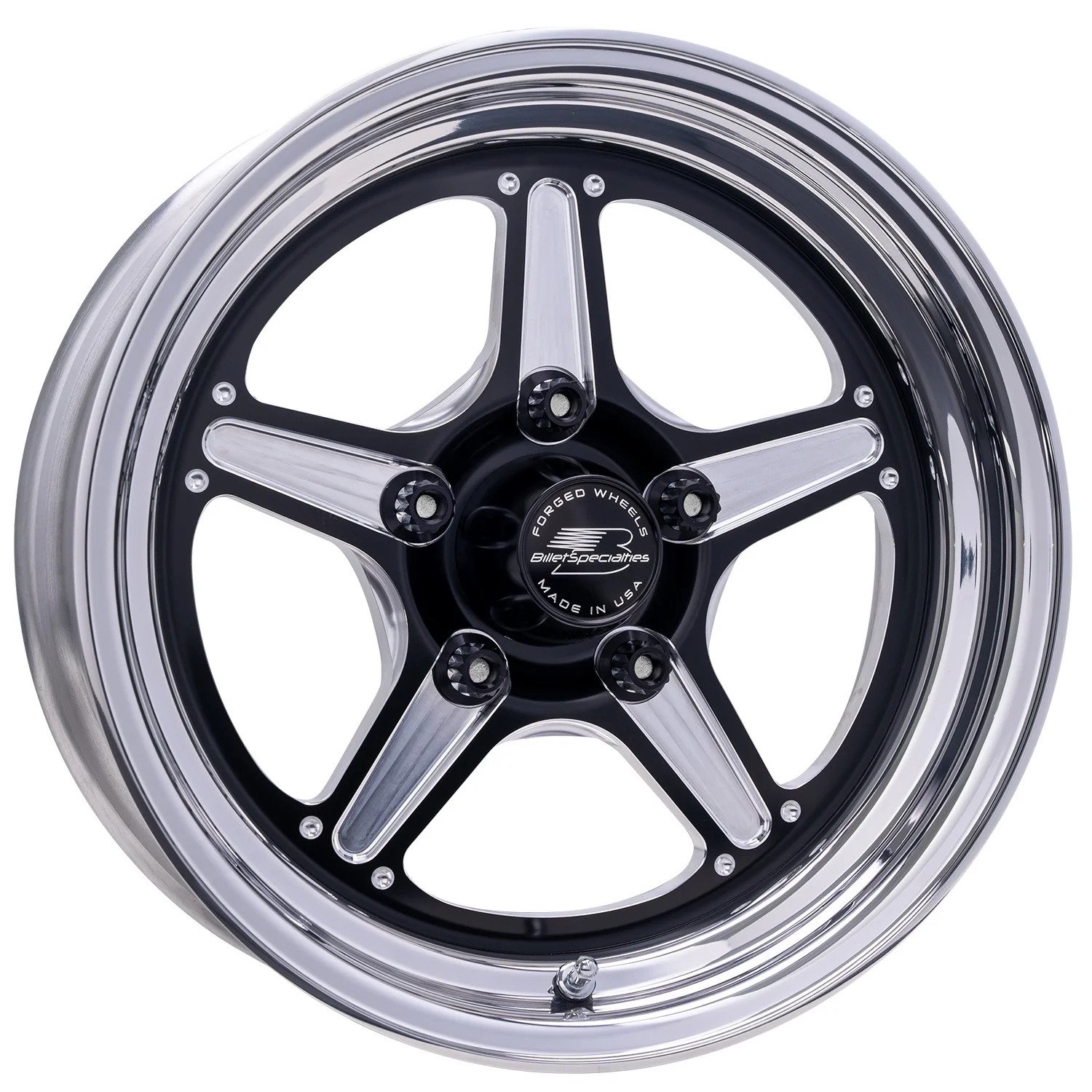 BILLET SPECIALTIES Street Lite Black Wheel 15X3.5 1.75IN BS BSPBRS23535F6117