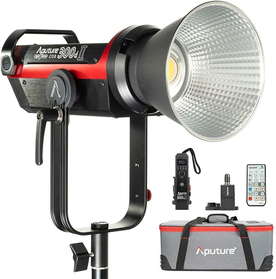 LS C300D II Led Video Light Bowens Mount 350W 2.4G Remote Control Low Noise V-Mount Plate