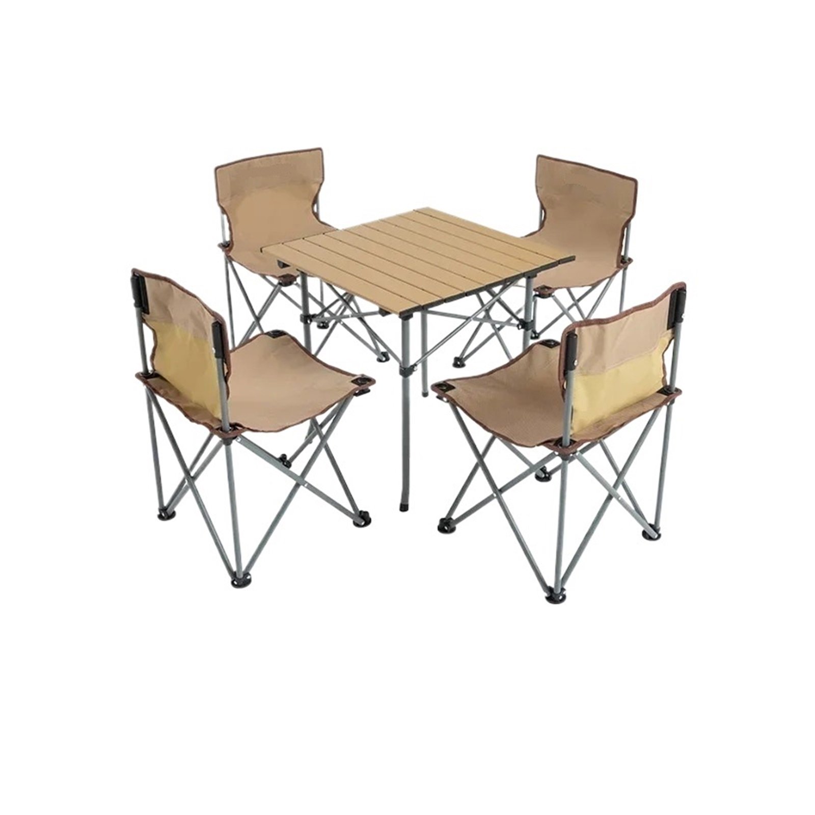 Outdoor folding table Outdoor Aluminum Folding Table And Chair Set Camping Picnic Portable--------Camping table and chair