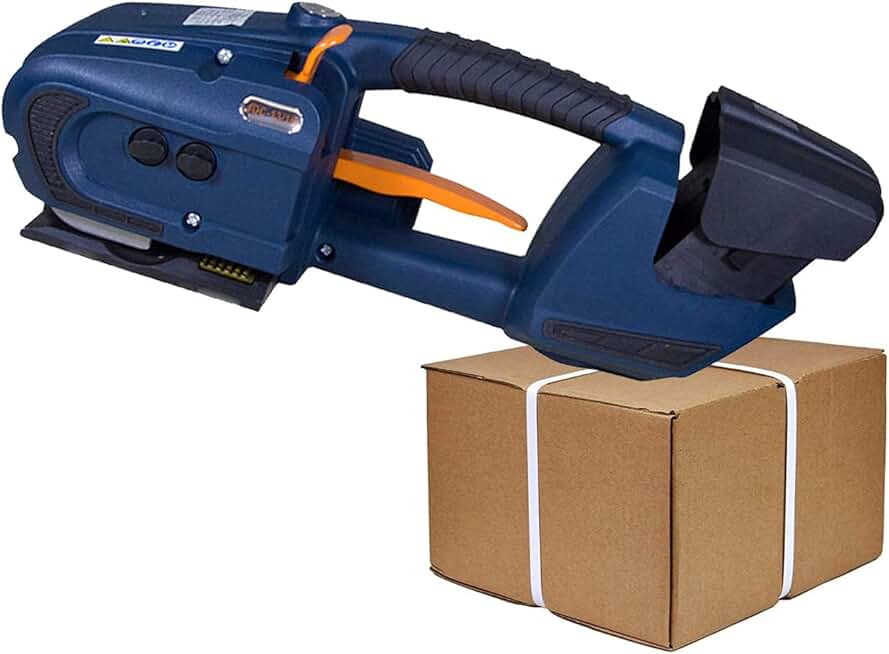Electric Welding Strapping Tool for PP/PET Plastic Steel Belt 4000mAH Rechargeable Battery Portable Powered Automatic Hot Melting Strapping Electric Strapping Machine