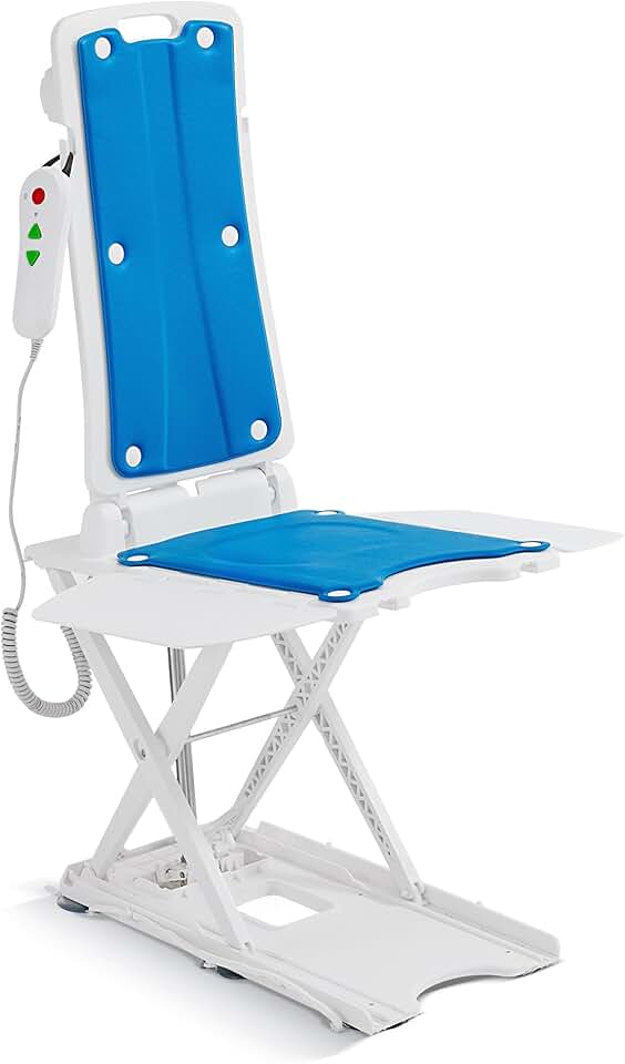 Electric Floor Lift for Elderly Falls, Bath Lift Chair with Padding for Senior, Transfer Assist, BA226BU