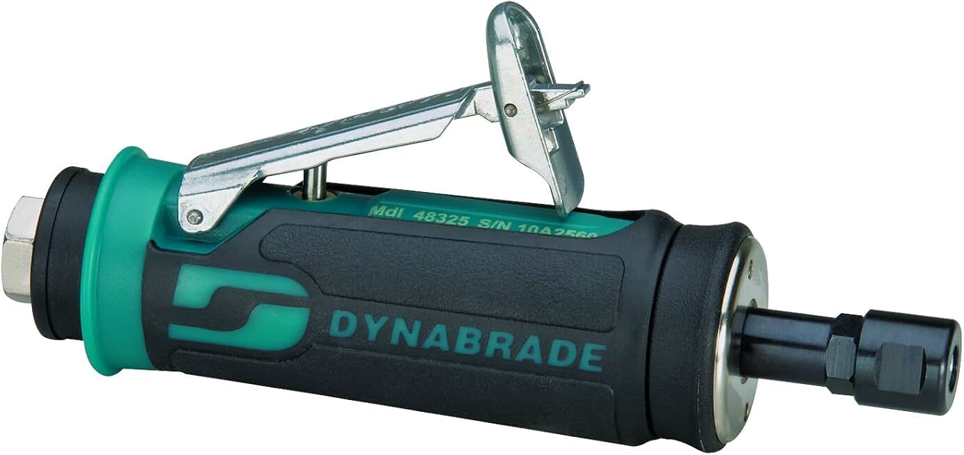 Dynabrade Die Grinder,0.7 hp,Straight,25,000 RPM, Black (48325)