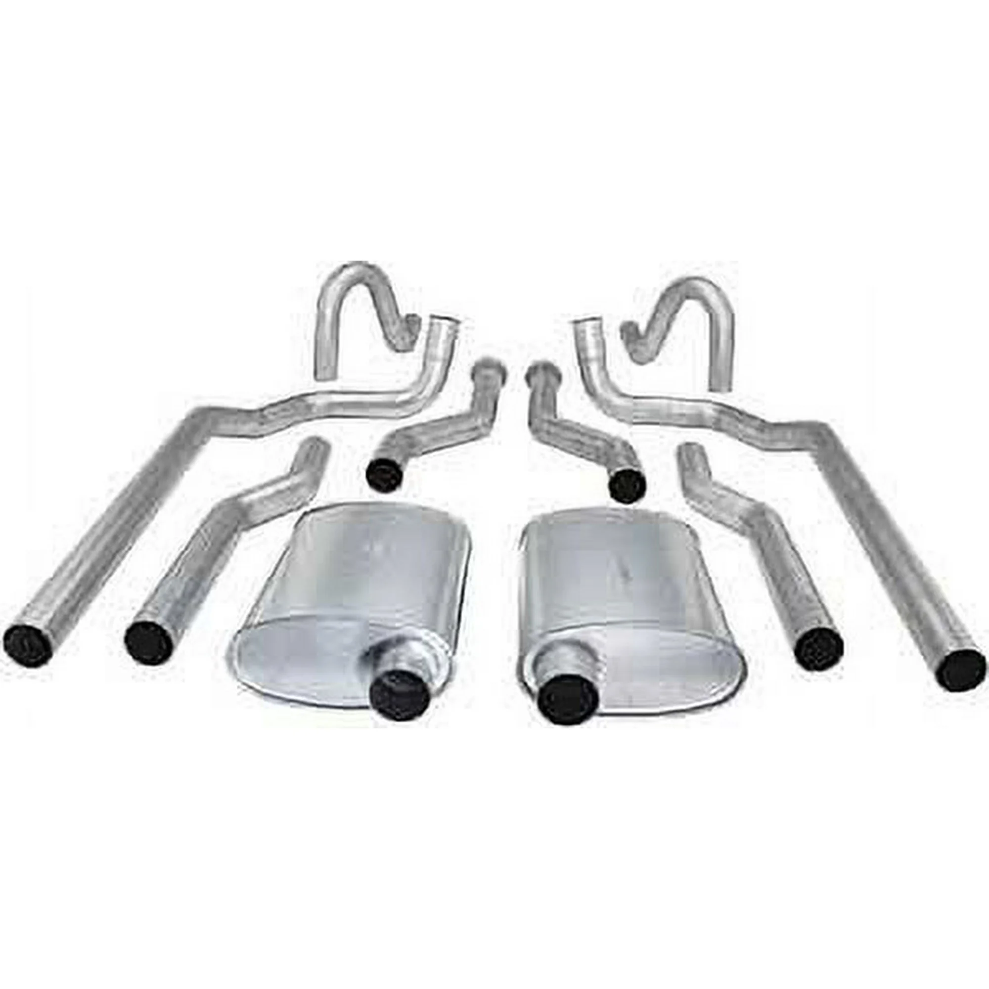 JEGS 30524 Header-Back Dual 2-1/2 Exhaust Kit 1964-1972 Chevelle/El Camino 1965-