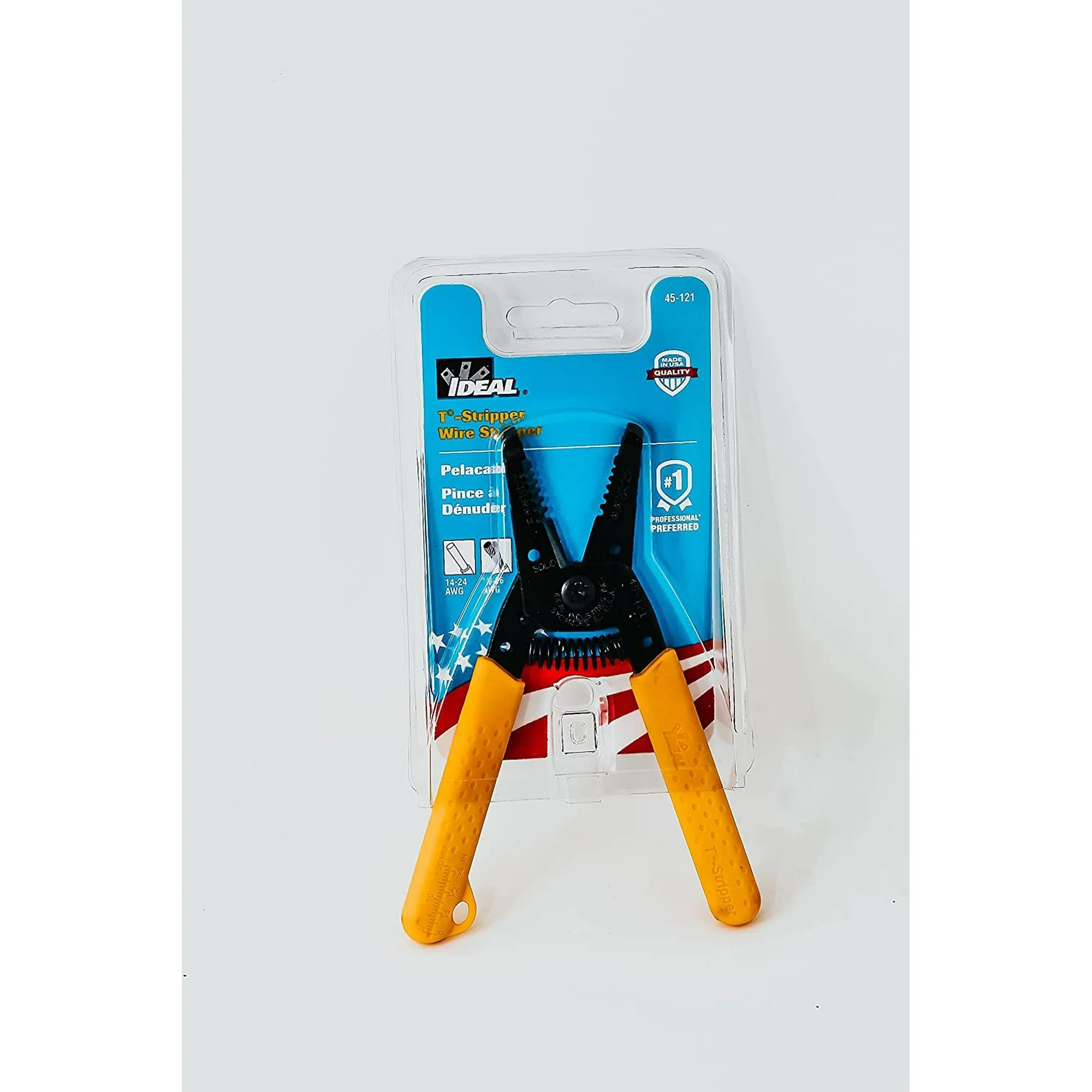 Ideal 45-121, T-Stripper Wire Stripper T-6, Pack of 15 pcs