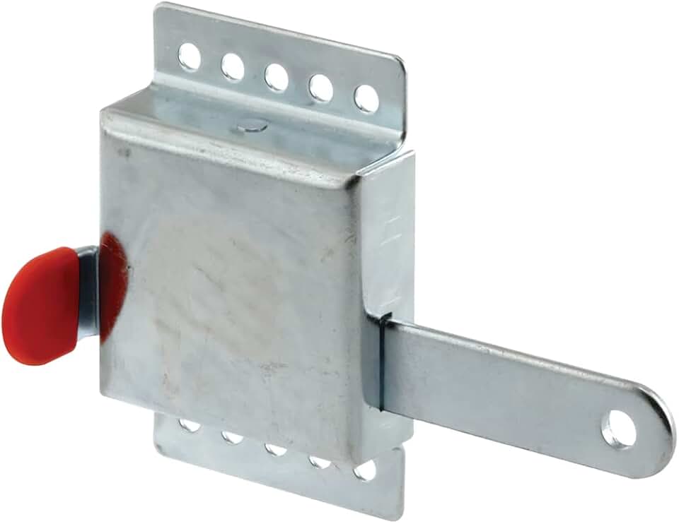 Prime-Line GD 52118 Inside Deadlock – Heavy Duty Galvanized Steel Housing, Fits Most Garage Doors, Extra Protection as a Security Lock, 7/8 x 1/8In. (54 Pack)