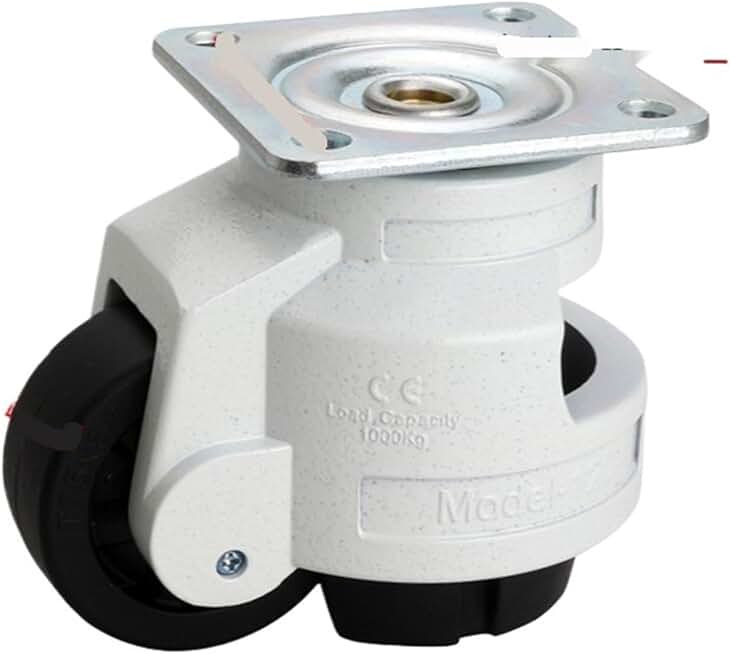 120F/120S T-Style Wheel Level Adjustment Applicable to Mechanical Furniture Appliances 1Pcs(120S-T-Style,White)