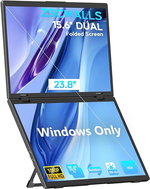 ZSCMALLS (Windows only) Triple Laptop Screen Extender, 15.6