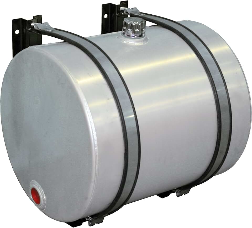 Buyers Products SMC35A Side Mount Cylindrical Aluminum Reservoir Cylinder, 35 Gallons,Black