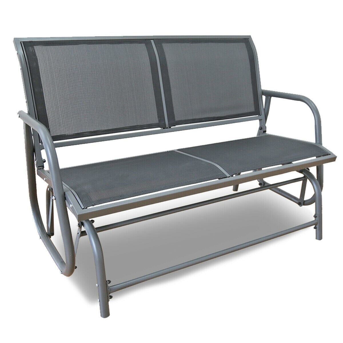 Outdoor Swing Bench - Dark Gray