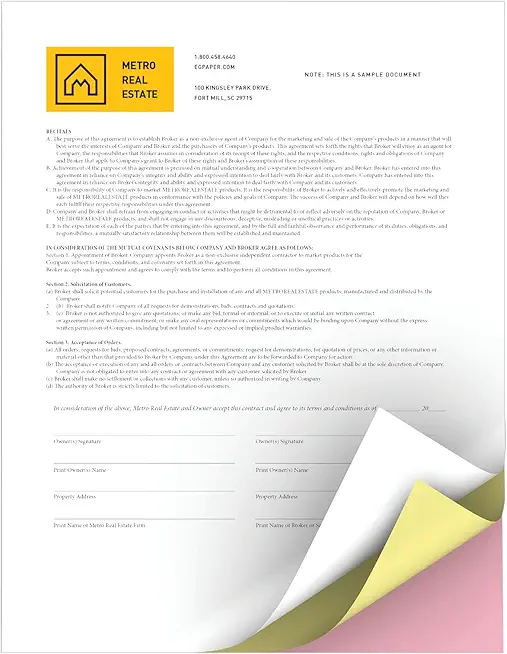 Xerox 3R12425 Revolution Digital Carbonless Paper, 8 1/2 x 11, White/Canary/Pink (Case of 5000 Sheets)