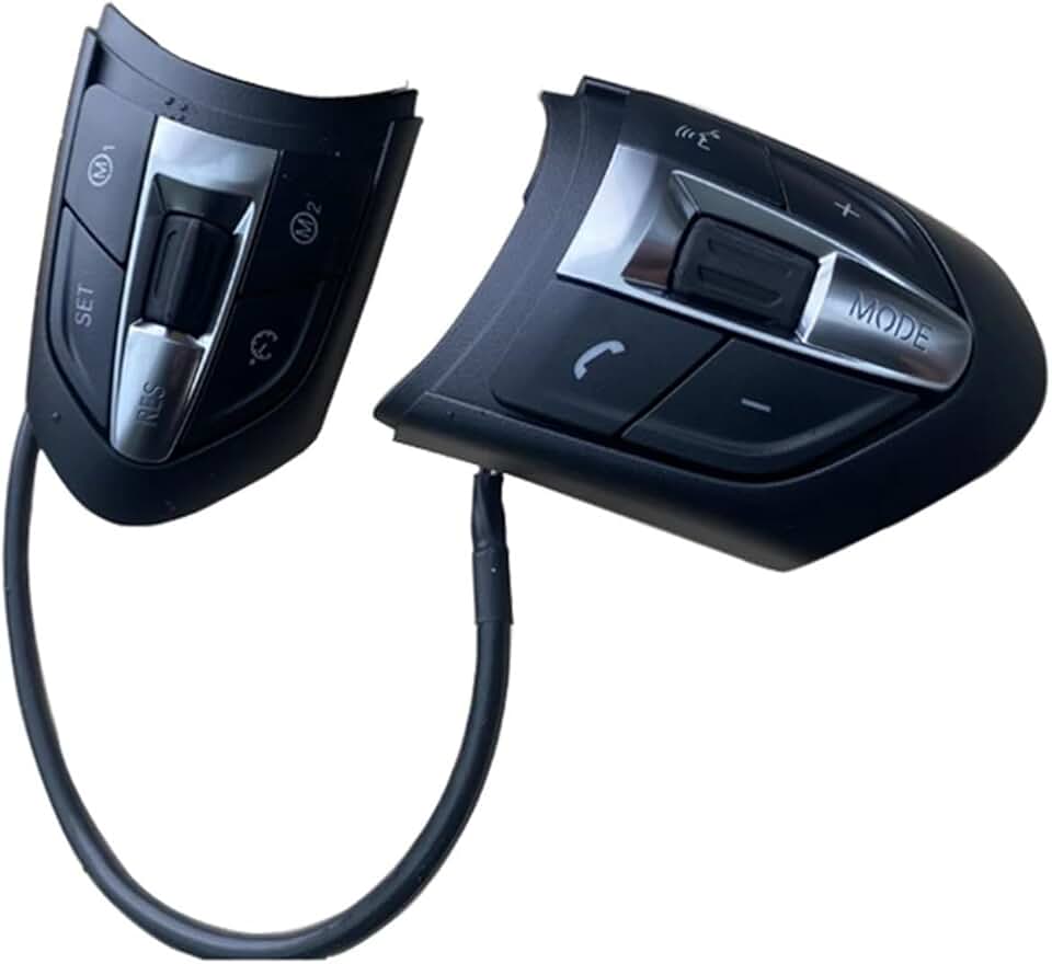 Remote Cruise Control Speed Button Steering Wheel Cover Kit Upgrade Compatible with BMW F10 F30 F20 F48 F25 F32(As Shows with Set)