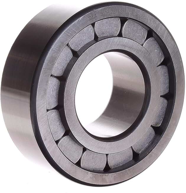 INA SL192311 Cylindrical Roller Bearing, Single Row, Removable Inner Ring, Semi-Fixed, Flanged, Normal Clearance, Open End, Metric, 55mm ID, 120mm OD, 43mm Width, 3700rpm Maximum Rotational Speed, 57000lbf Static Load Capacity, 54000lbf Dynamic Load