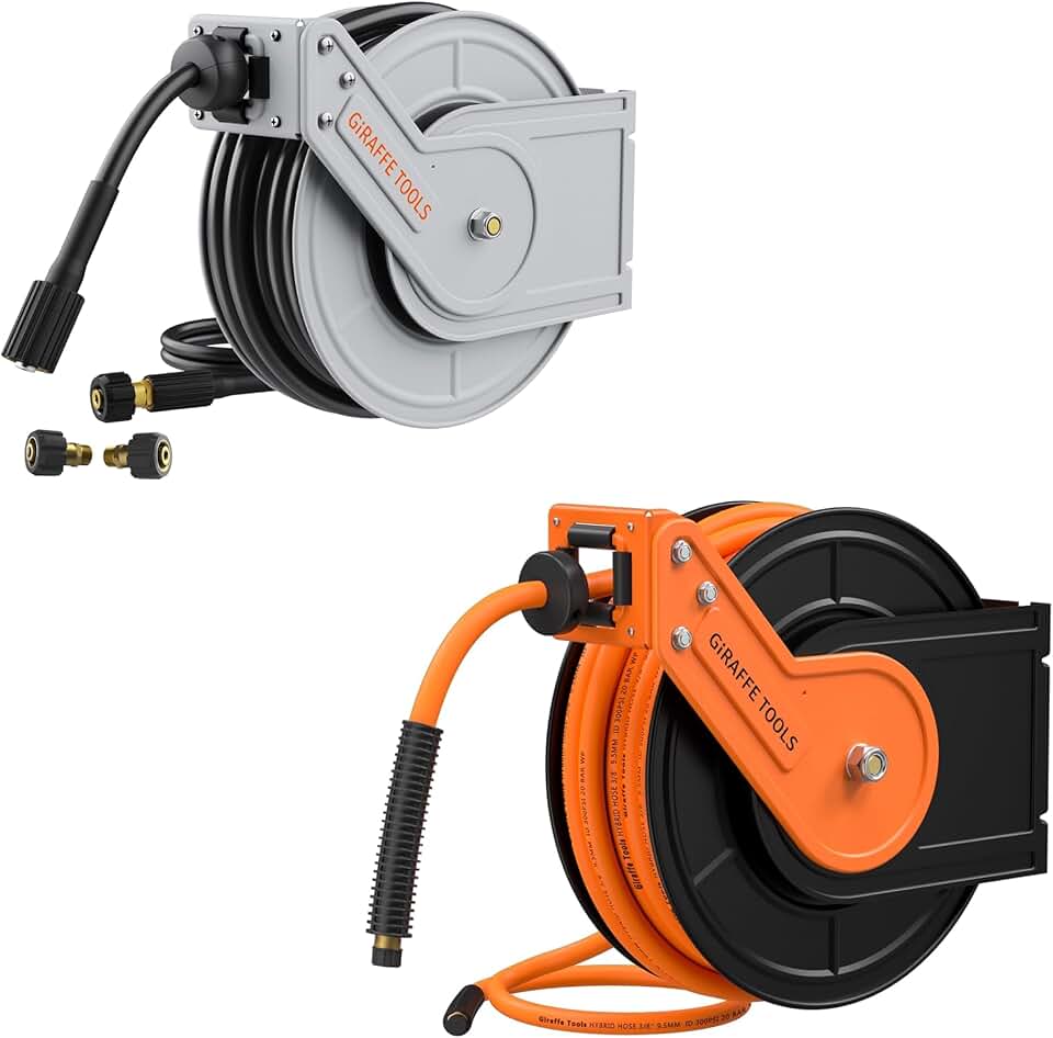 Giraffe Tools TA15B Retractable Air Hose Reel 3/8
