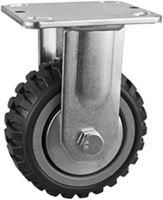 1Pcs 4/5/6/8 Inch Heavy-duty Beacon Wheel Slip and Winding Hand Pulled Trailer Gray Universal Foot Equipment Machinery(Fixed,5 Inch)