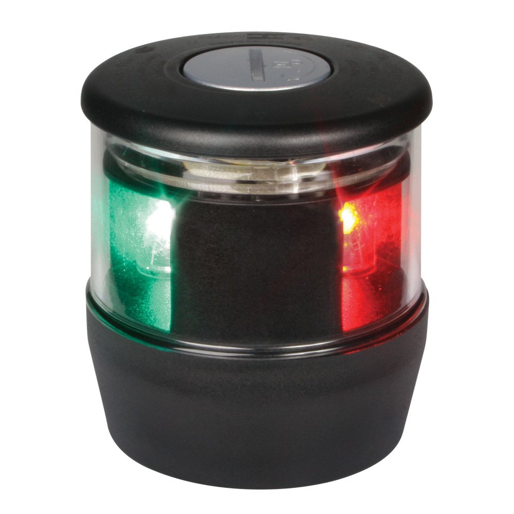 Hella Marine 980650001 2NM Tri-Colour with Anchor - Black Shroud