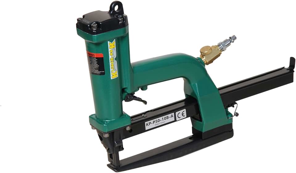 KP-P50-779 Pneumatic Plier Stapler for 1/2-Inch Crown 779 Series Staples in 3/8-Inch 1/2-Inch or 5/8-Inch Leg Staples JK20T779L