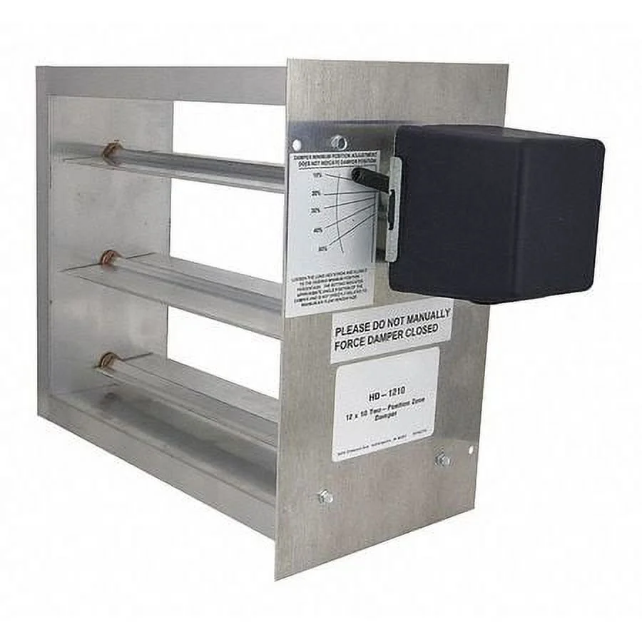 Io Hvac Controls Zone Damper,Rectangular,20x14