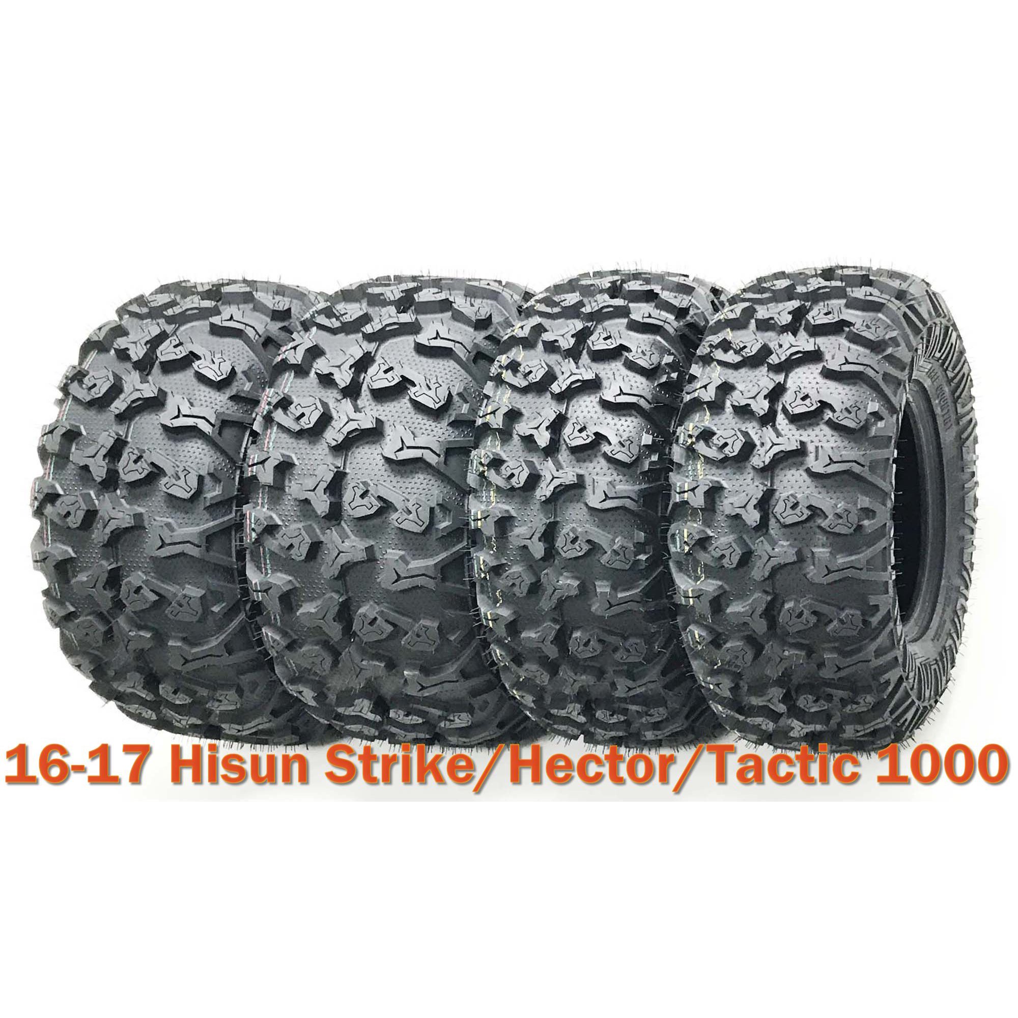 16-17 Hisun Strike/Hector/Tactic 1000 Full Tire Set 27x9R14 27x11R14 Radial 8PR