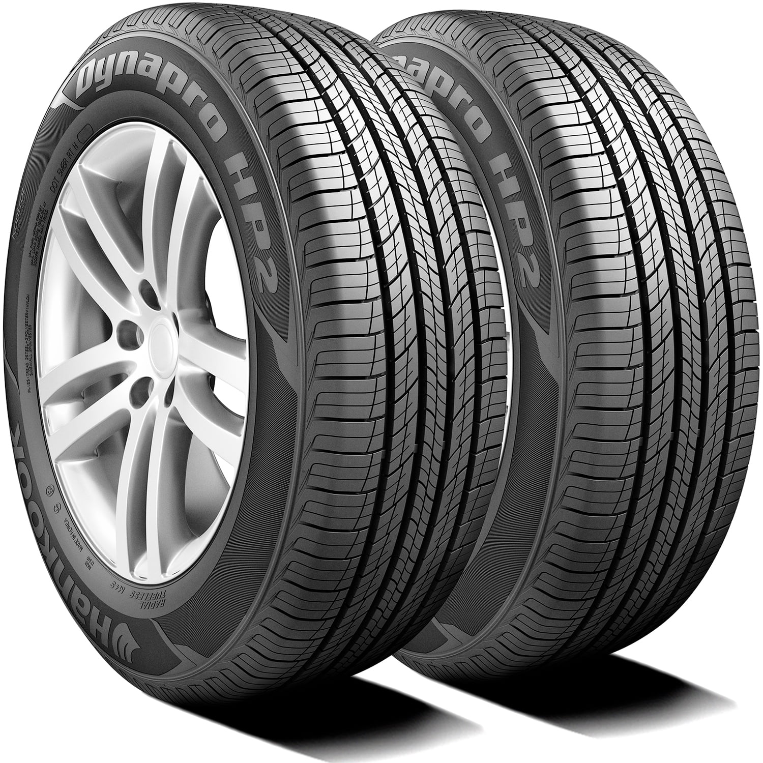 Pair of 2 (TWO) Hankook Dynapro HP2 235/55R19 101V A/S Performance Tires