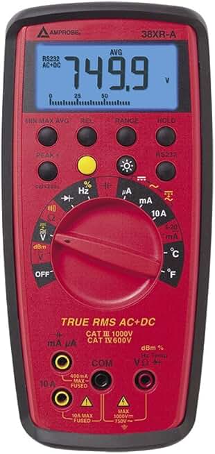 Amprobe 38XR-A Prof DMM True RMS with Optical PC Interface