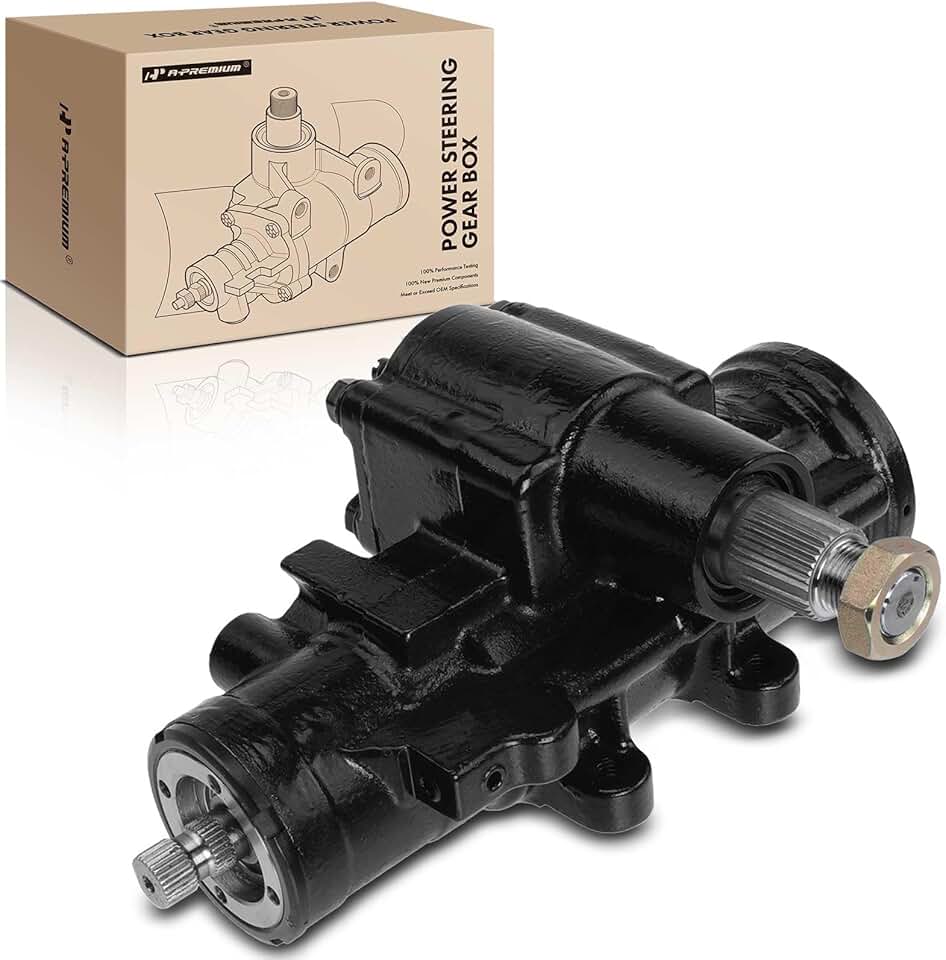 A-Premium - Power Steering Gearbox Gear Box Compatible with Jeep Grand Cherokee, Comanche & Chevrolet Blazer, S10 & GMC Jimmy, Sonoma, Syclone, Typhoon & Cadillac & AMC & Pontiac, Replace# 52000088