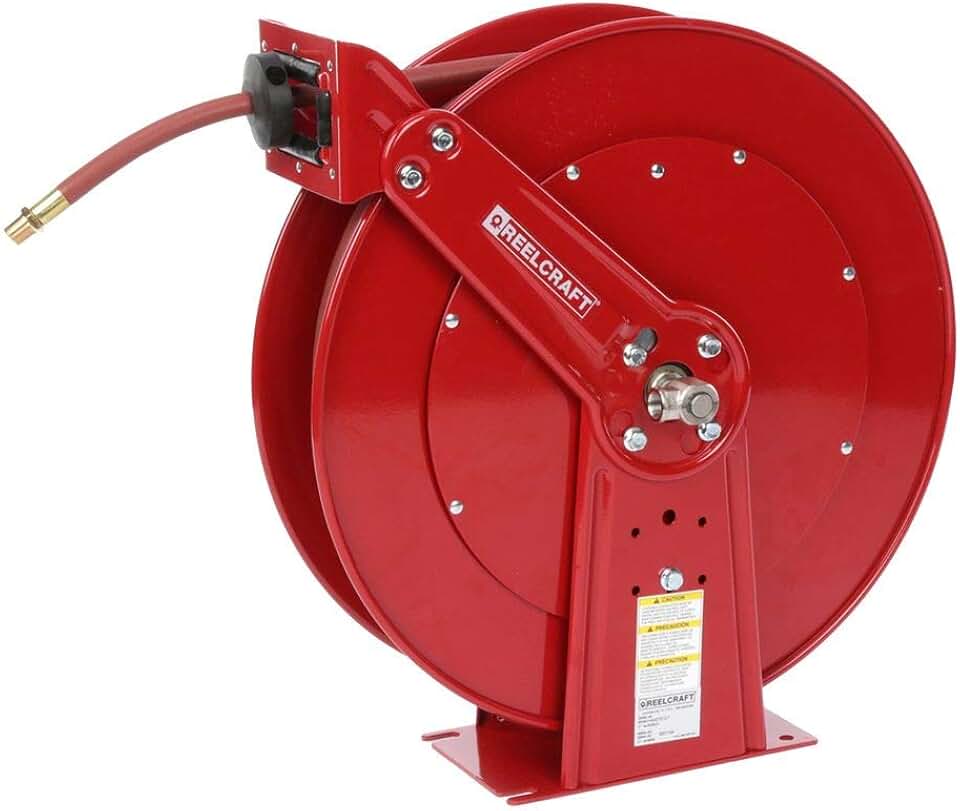 Reelcraft 81100 OLP 3/8-Inch by 100-Feet Spring Driven Hose Reel for Air/Water