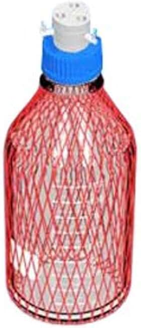 5414-07 Series Reservoir, Solvent, Netted, 3-Valve Omnifit Cap, 250 mL Capacity