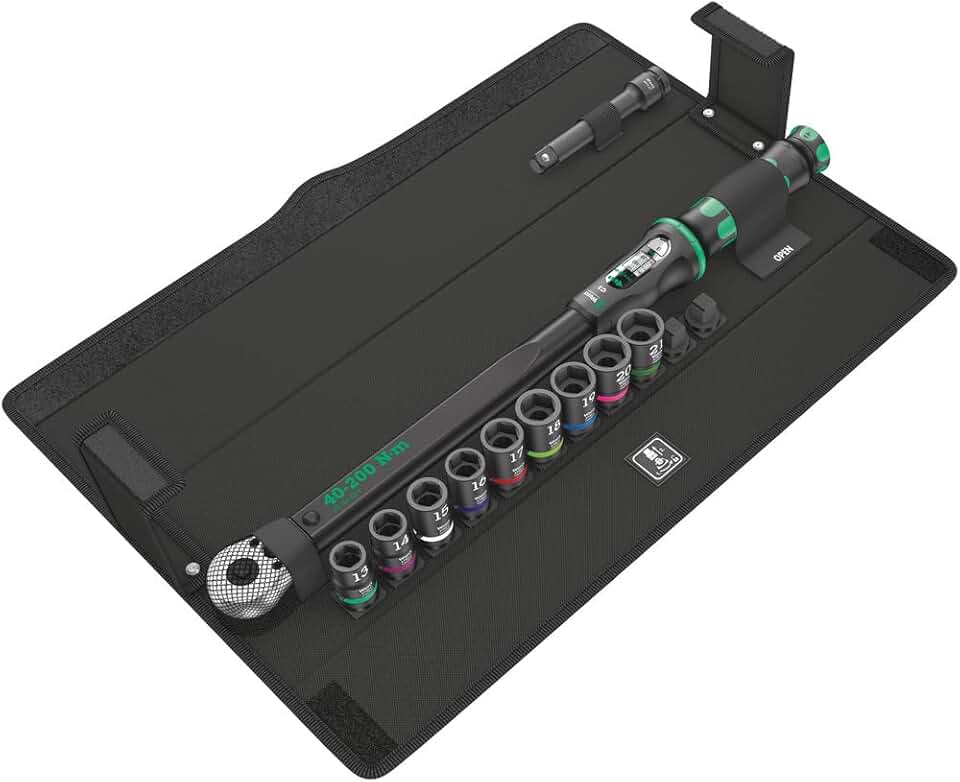 Wera 5075681001 Click-Torque C 3 set 2 for cement screwdriving, 11 pieces