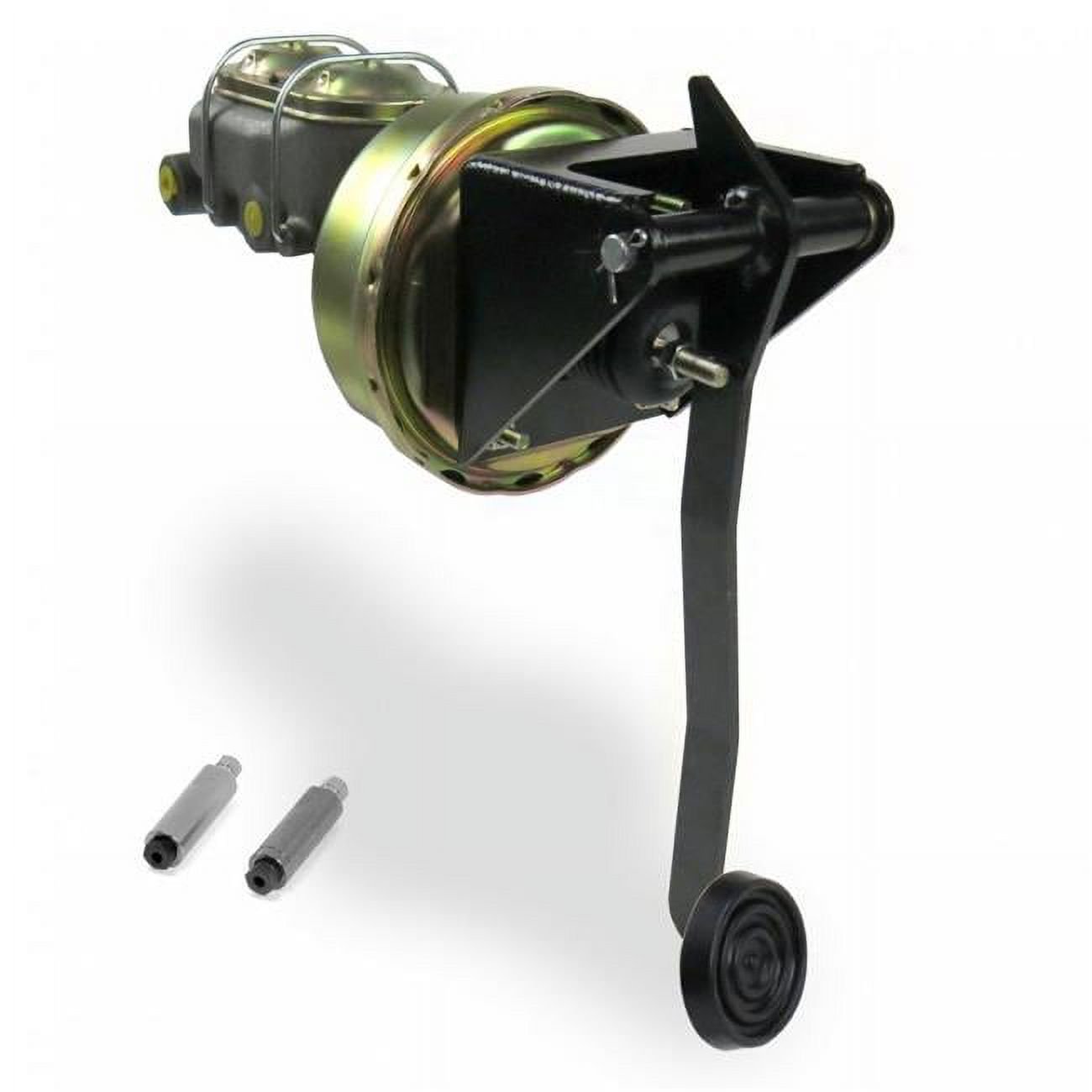 Helix Suspension 321283 Universal FW 7 in. Single Brake Pedal kit with Adjustable Disc & Drum 3 in. Rubber Pad