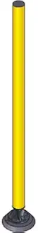48 in. Yellow Gorilla Magnetic Post, Add On Kit