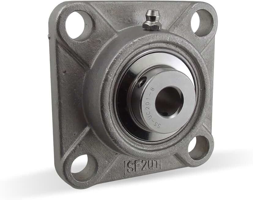 S-UCF209C-45MM, 45mm Mounted Unit Bearing, 4-Bolt Flange S-UCF209C-45MM